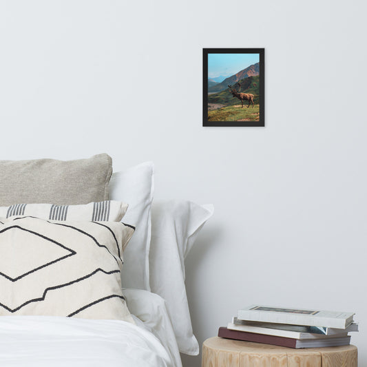 Caribou Valley Framed Print