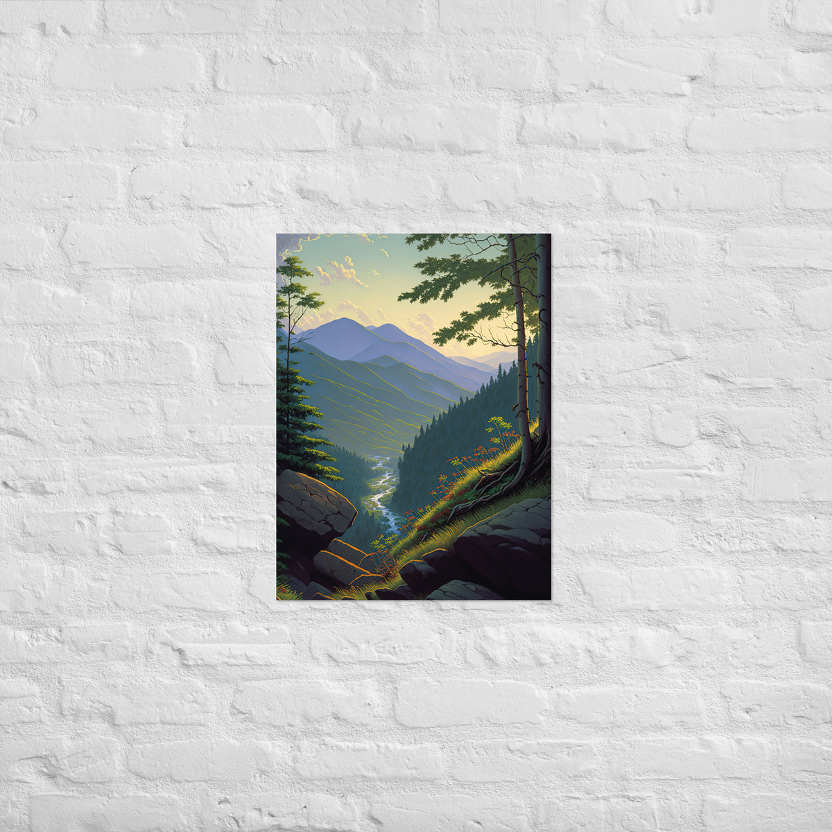 Virginia Mountain River Premium Print