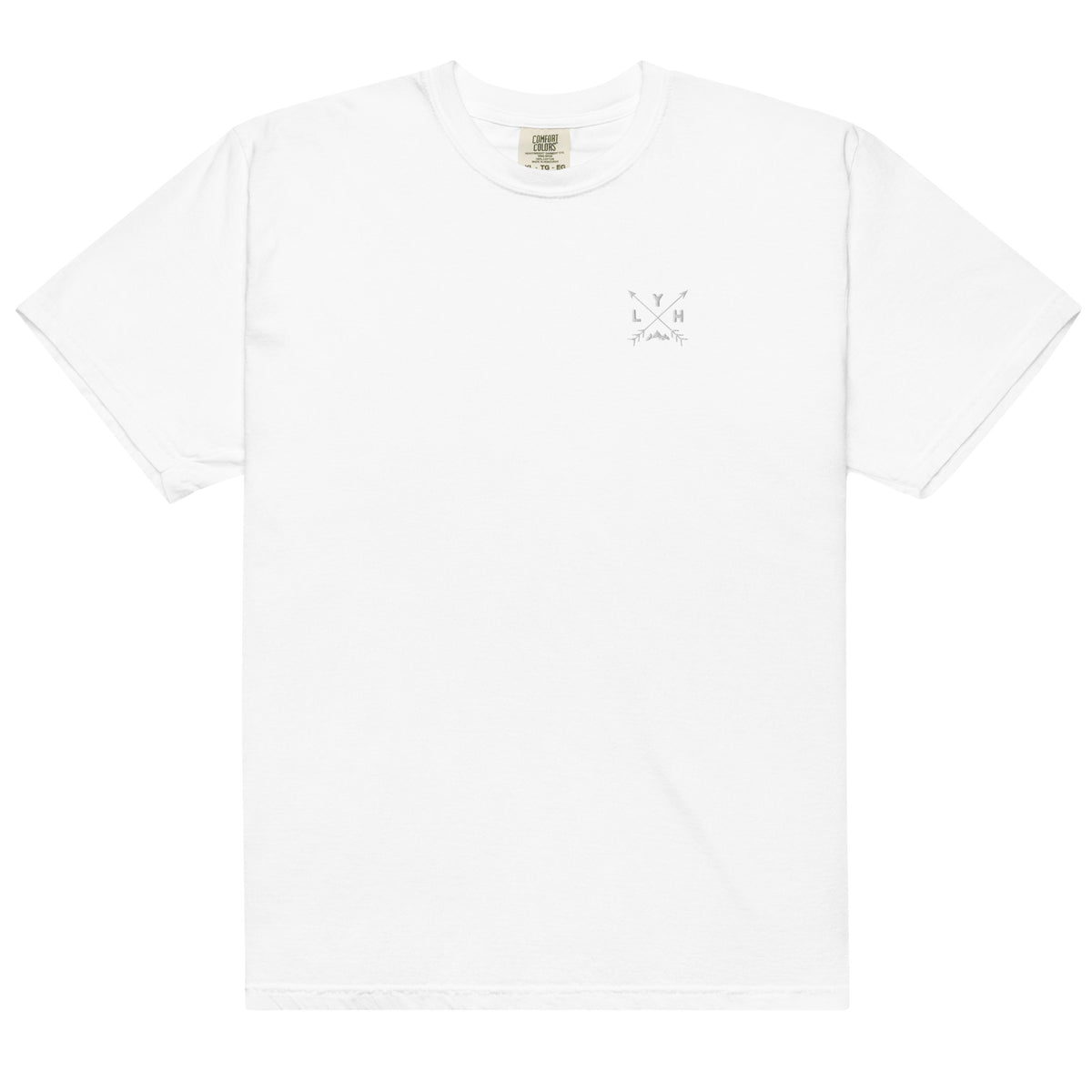 LYH Embroidered garment-dyed heavyweight Unisex Shirt