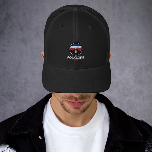 Folklore USA Camp Life Red White & Blue Trucker Cap