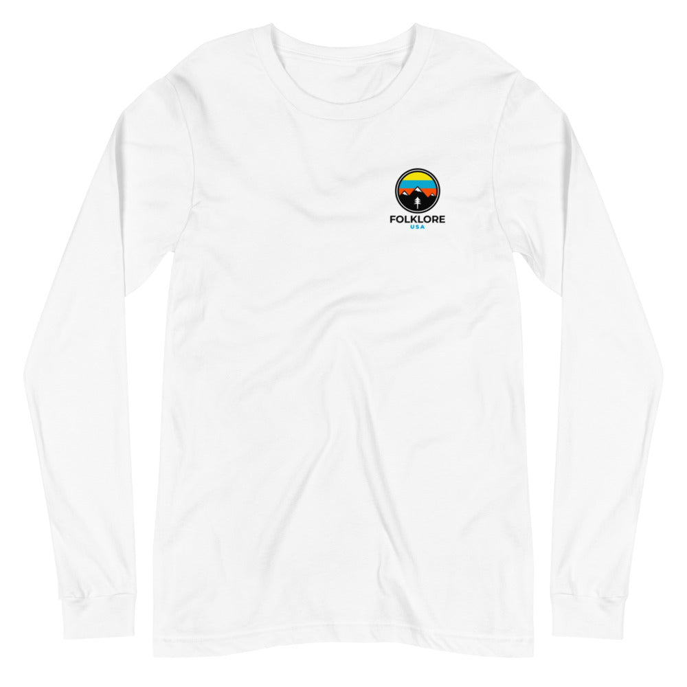 Streetwear Bear Unisex White Long Sleeve Tee