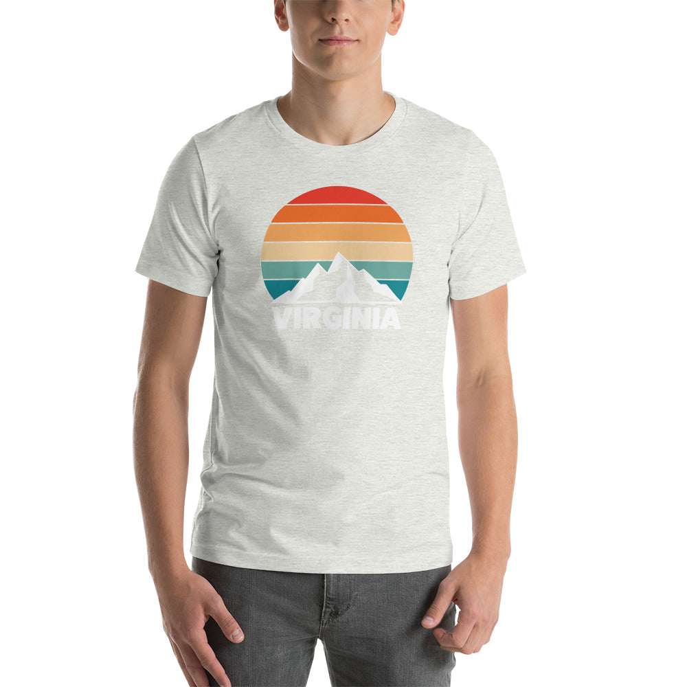Retro Virginia Sunset Silhouette T-Shirt