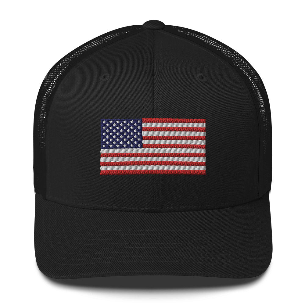 USA Flag Trucker Hat
