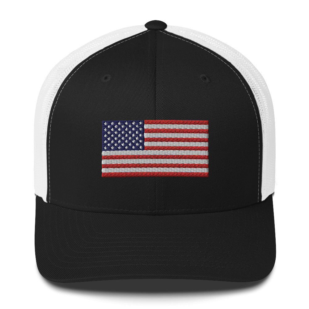 USA Flag Trucker Hat