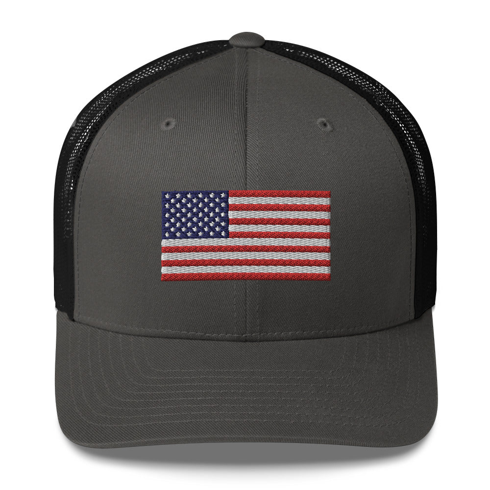 USA Flag Trucker Hat