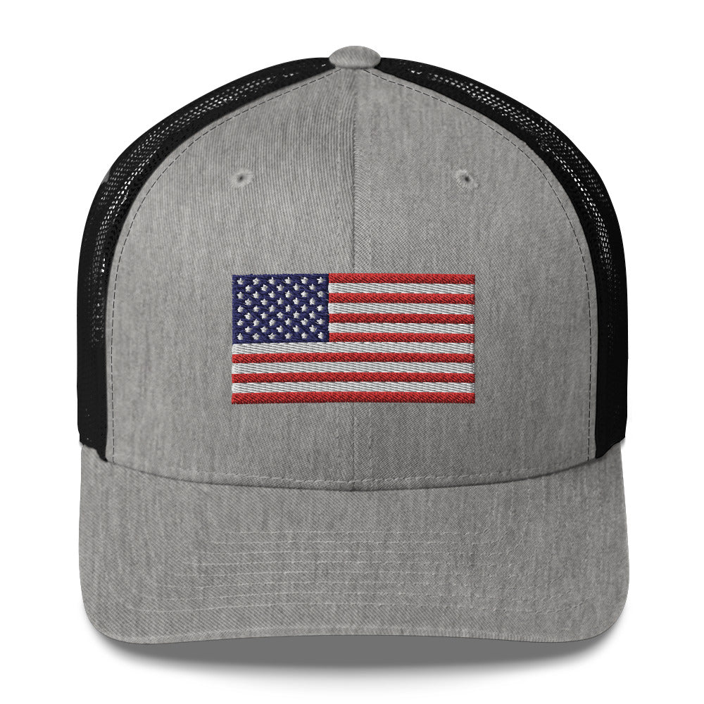USA Flag Trucker Hat
