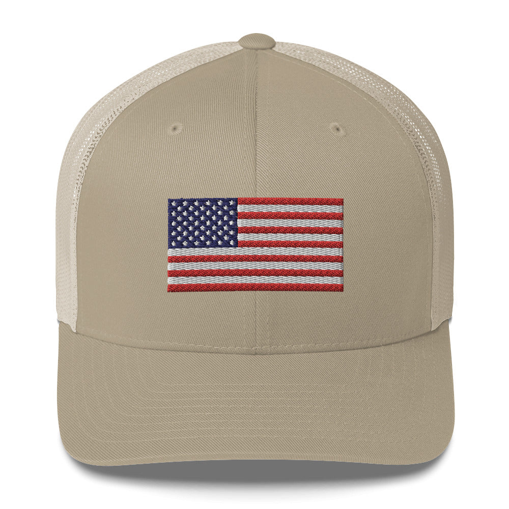 USA Flag Trucker Hat