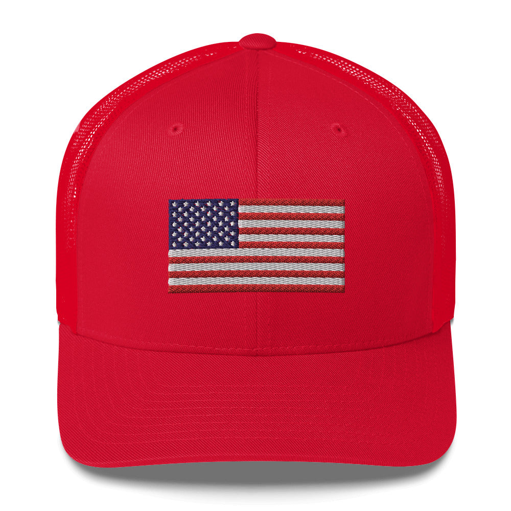 USA Flag Trucker Hat