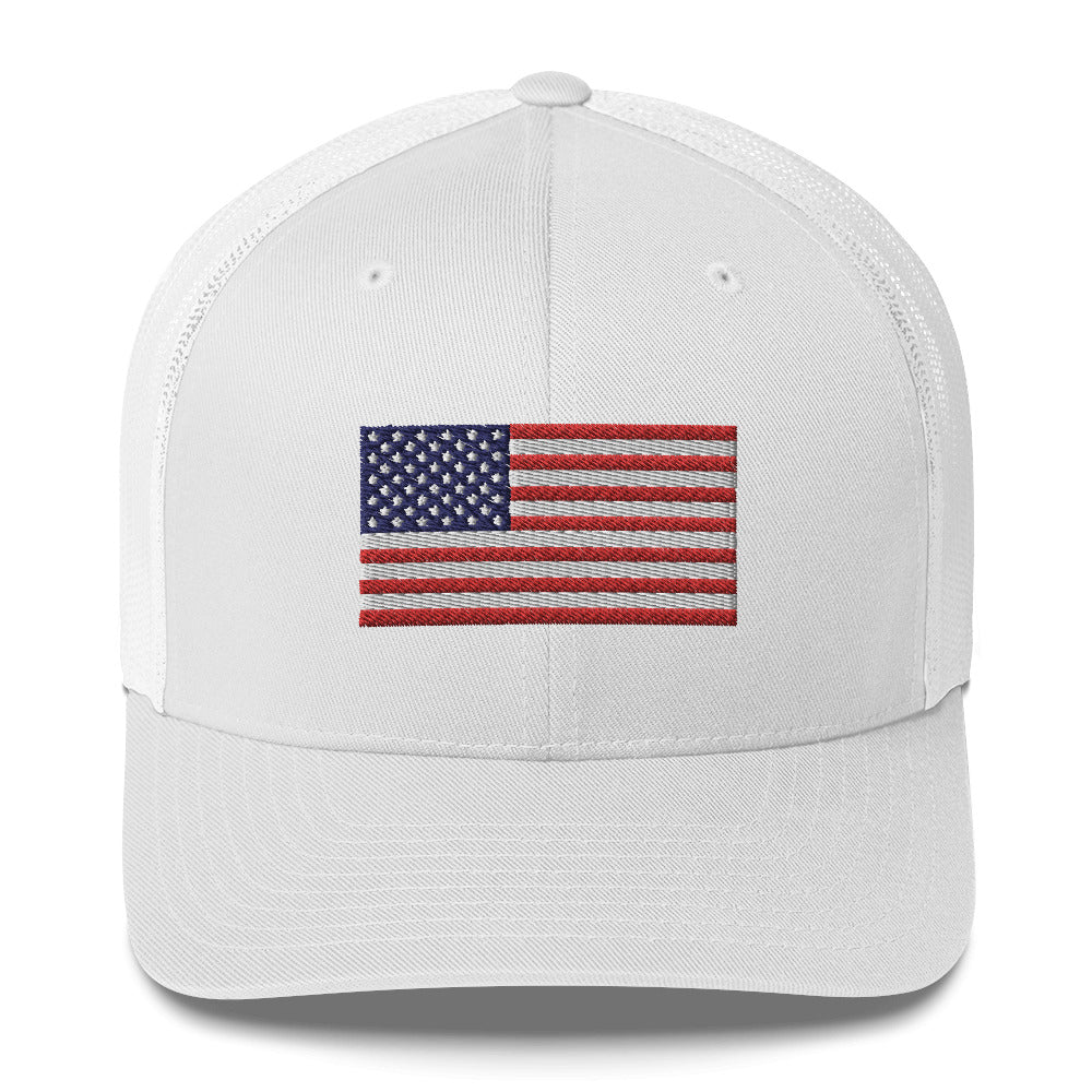 USA Flag Trucker Hat