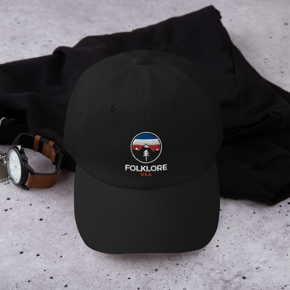 Folklore USA Red White Blue Camp Life Dad Hat