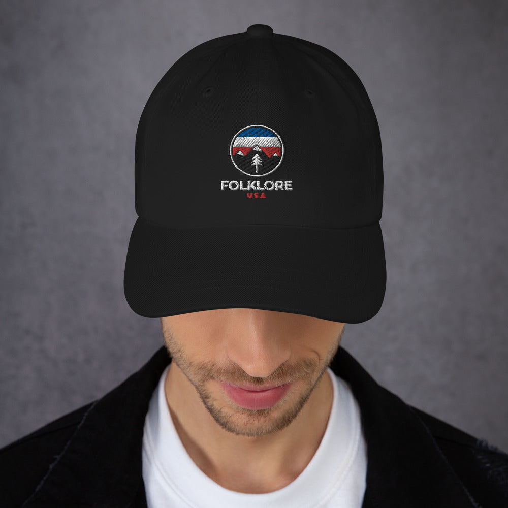 Folklore USA Red White Blue Camp Life Dad Hat