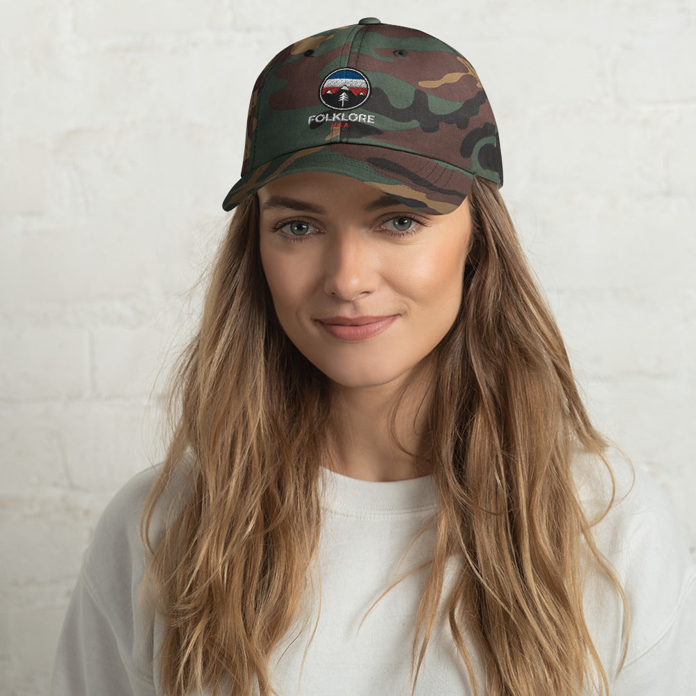 Folklore USA Red White Blue Camp Life Dad Hat