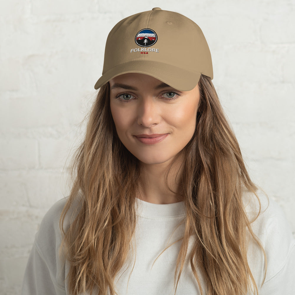 Folklore USA Red White Blue Camp Life Dad Hat