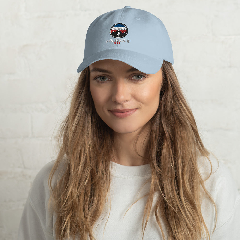 Folklore USA Red White Blue Camp Life Dad Hat