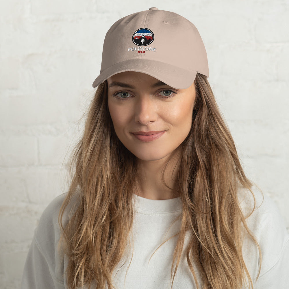 Folklore USA Red White Blue Camp Life Dad Hat
