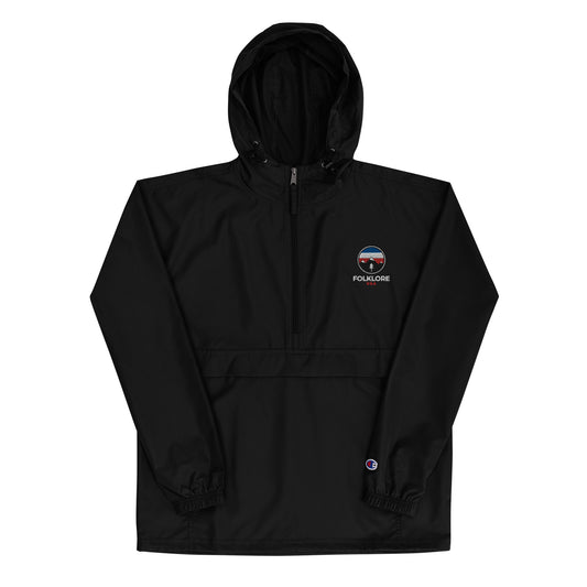 Folklore Embroidered Champion Packable Jacket