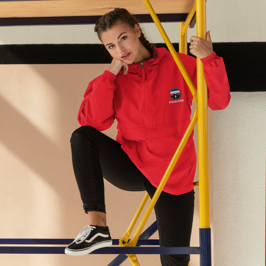 Folklore Embroidered Champion Packable Jacket