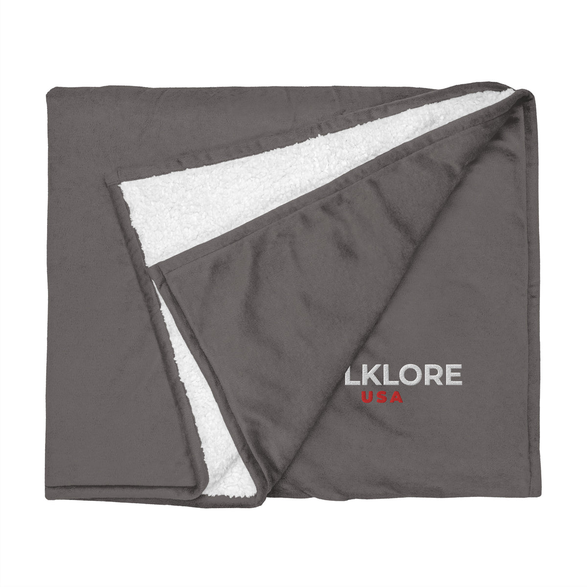 Folklore USA Premium Sherpa Blanket