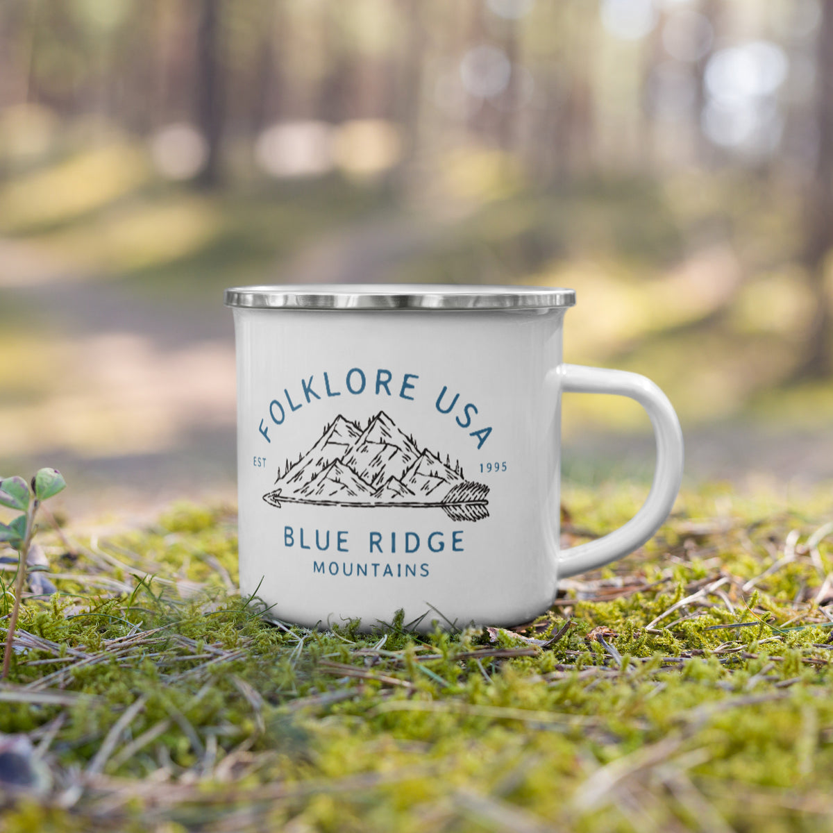 Folklore Blue Ridge Enamel Mug