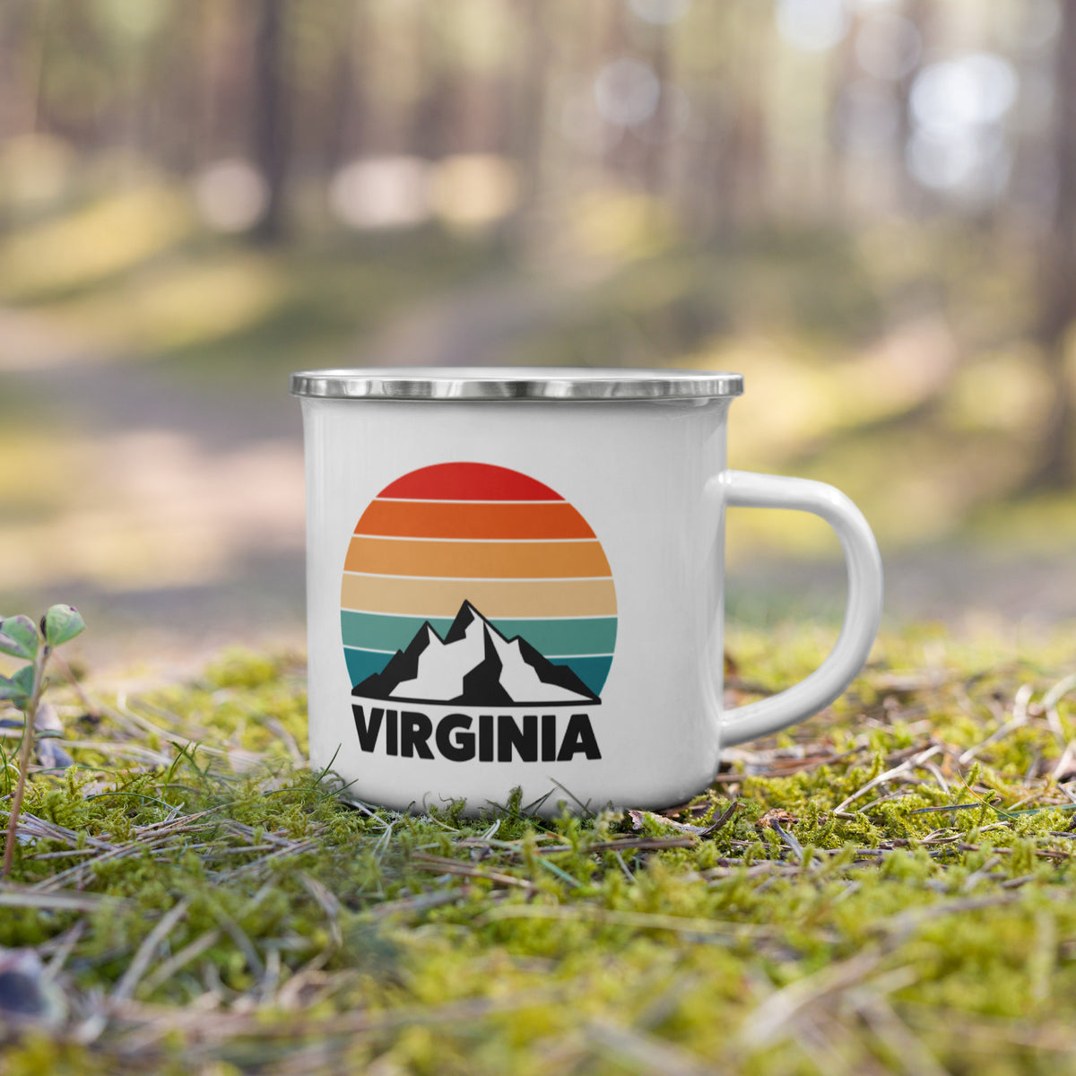 Virginia Sunset Enamel Mug
