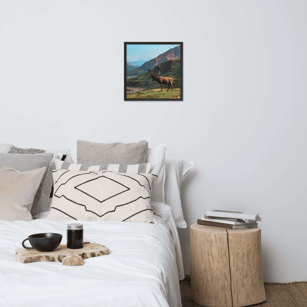 Caribou Valley Framed Print
