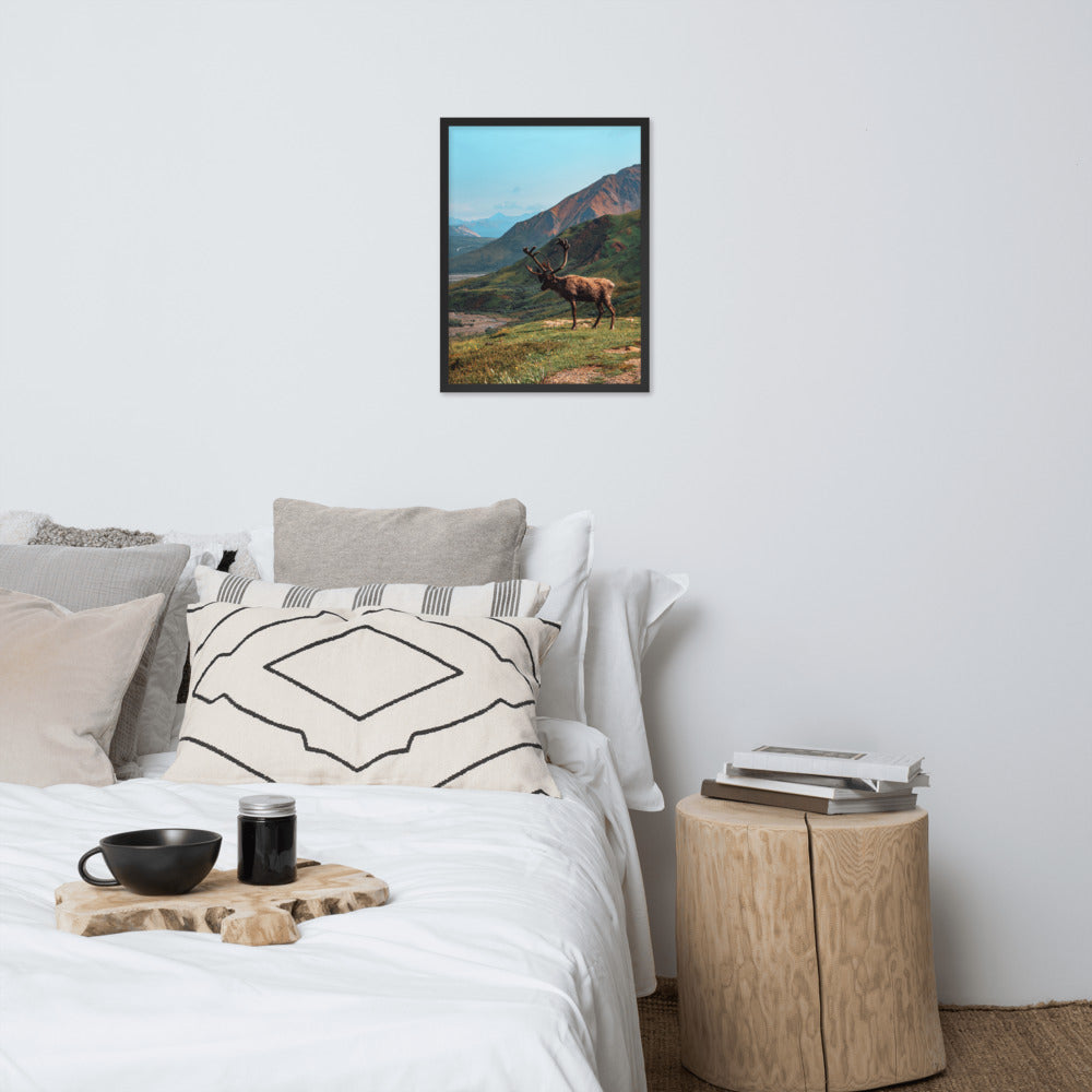 Caribou Valley Framed Print