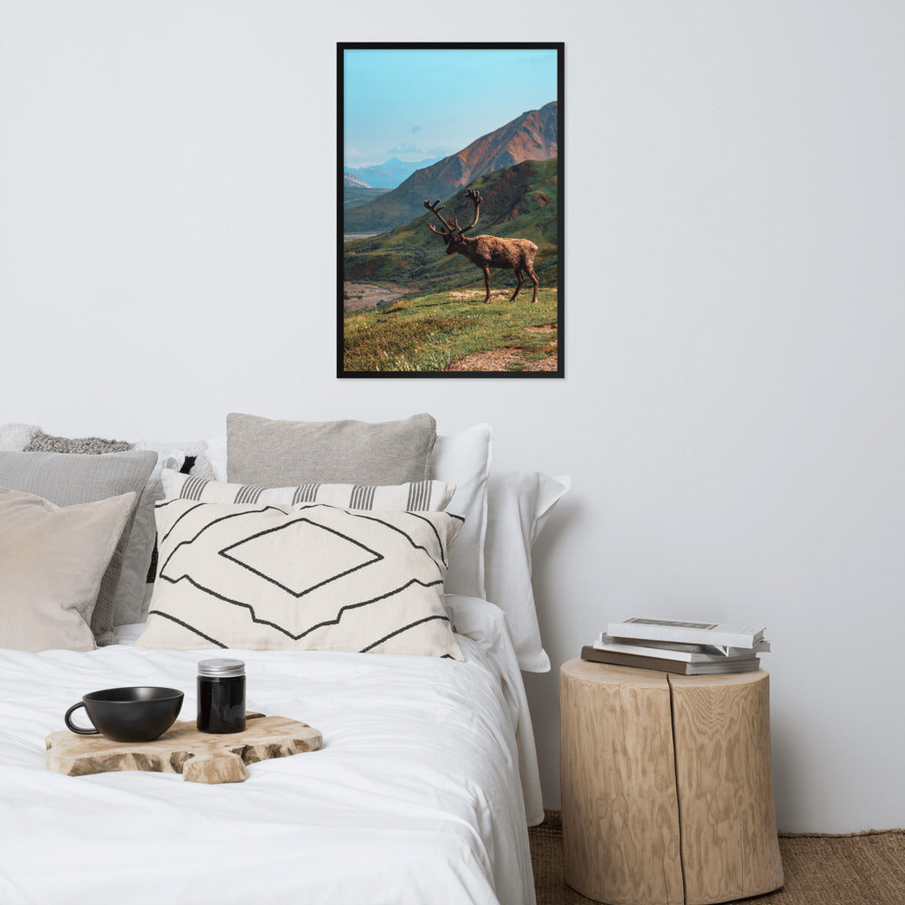 Caribou Valley Framed Print