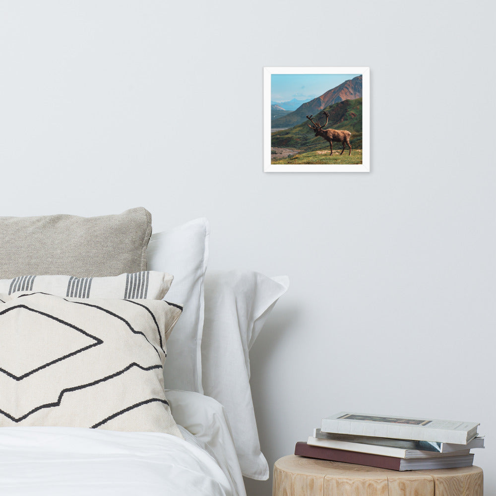 Caribou Valley Framed Print