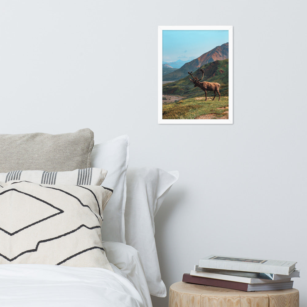 Caribou Valley Framed Print
