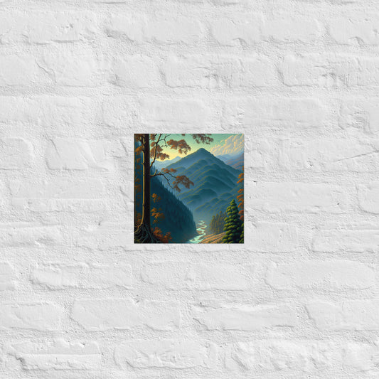 Virginia River Valley Premium Print