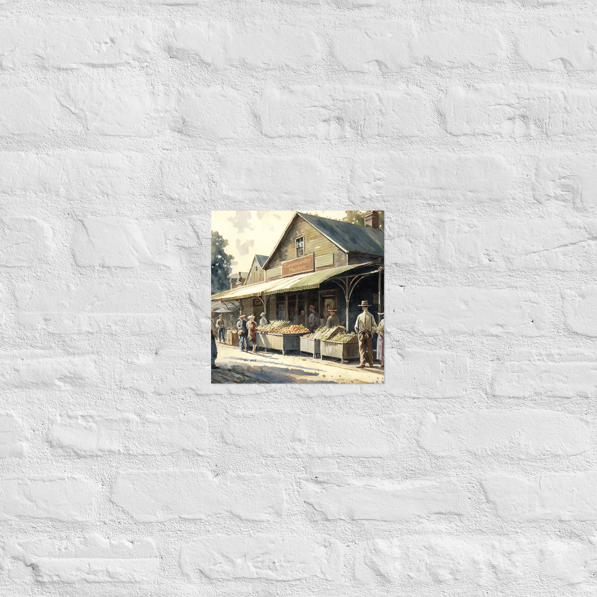 Farmers Market Premium Art Print
