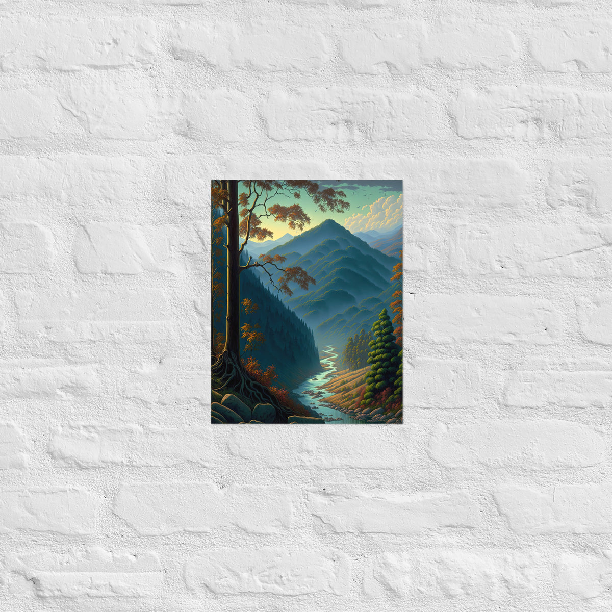 Virginia River Valley Premium Print
