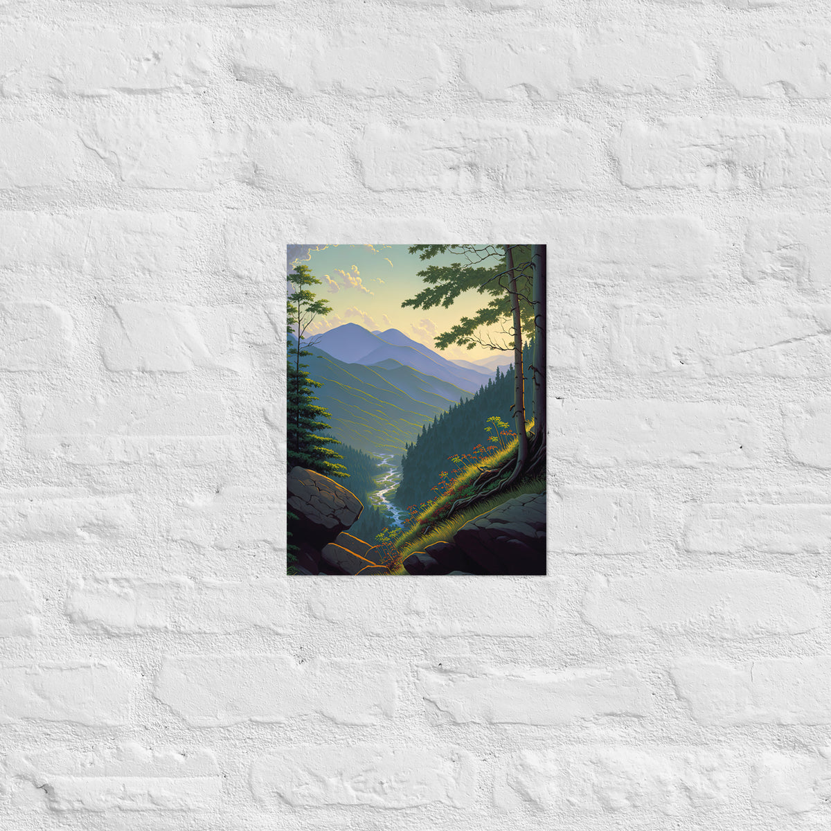 Virginia Mountain River Premium Print