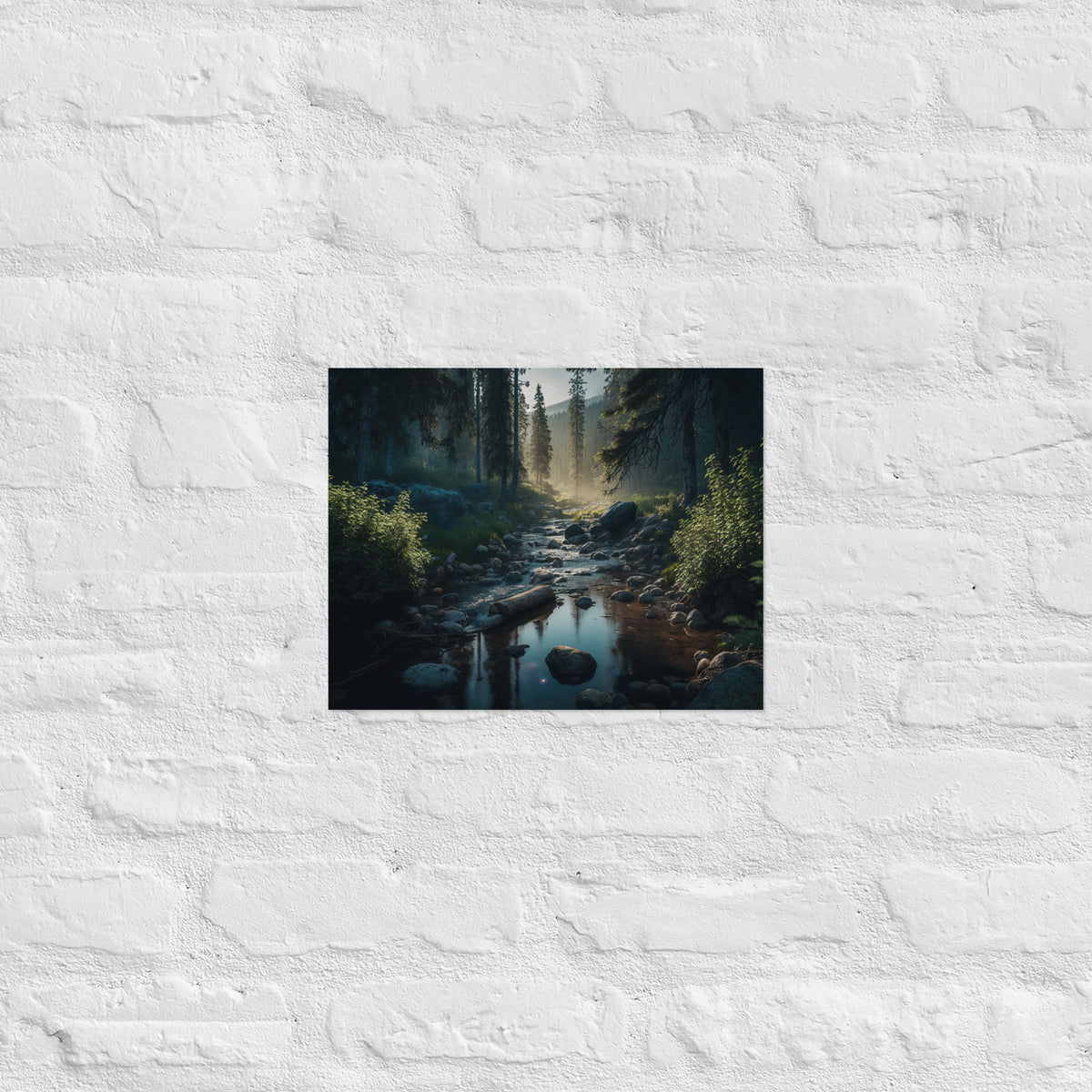 Forest Creek Premium Art Print