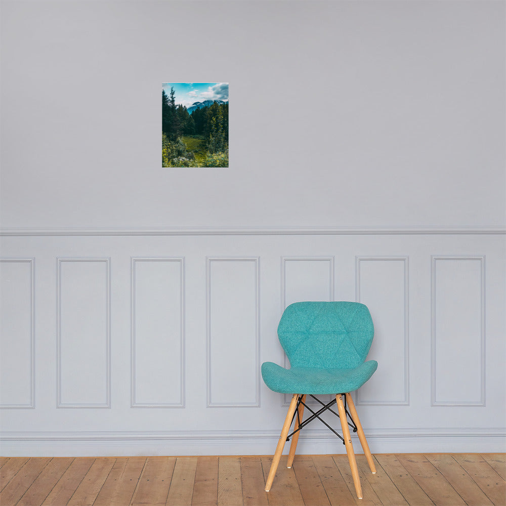 Mountain Meadow Matte Poster
