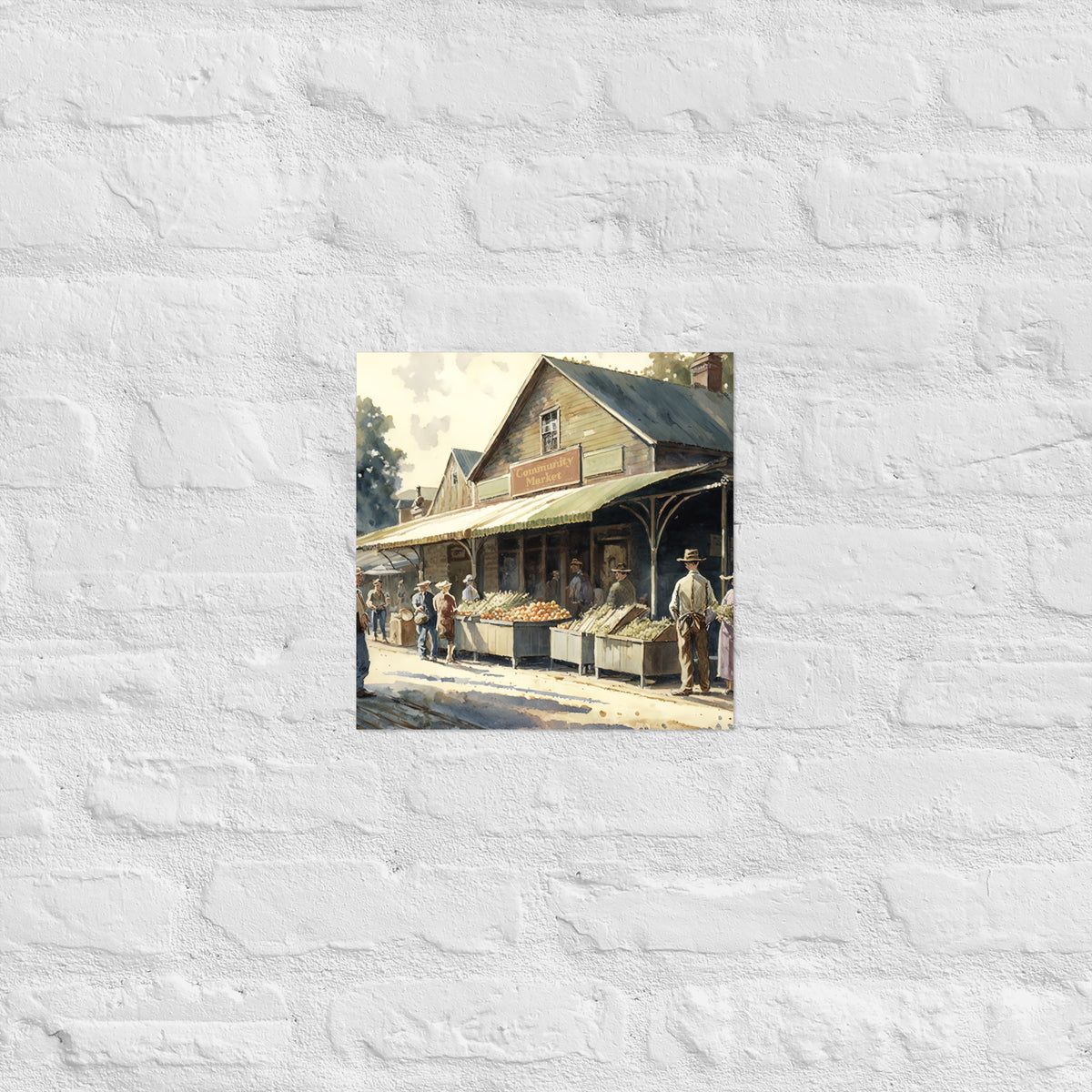 Farmers Market Premium Art Print