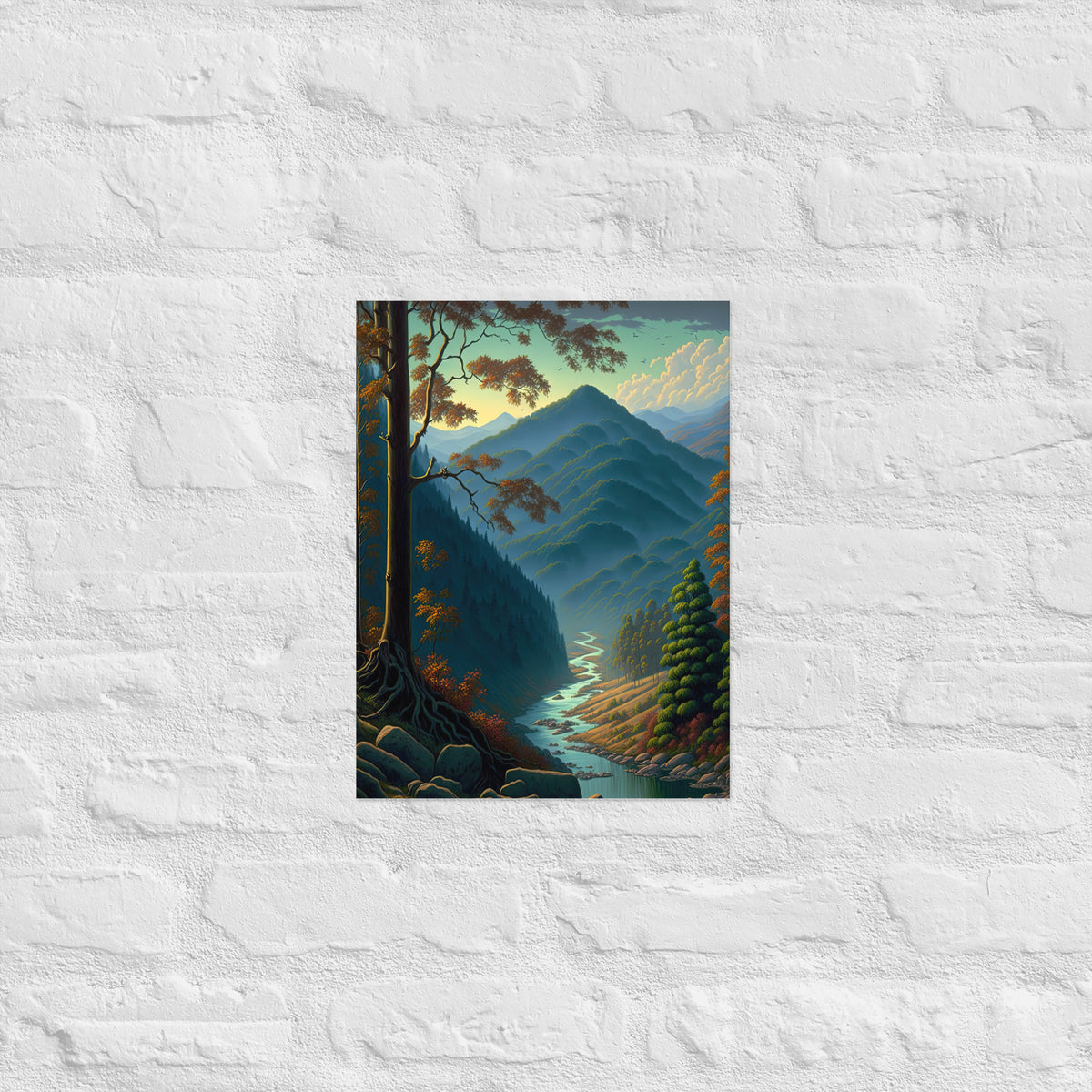 Virginia River Valley Premium Print