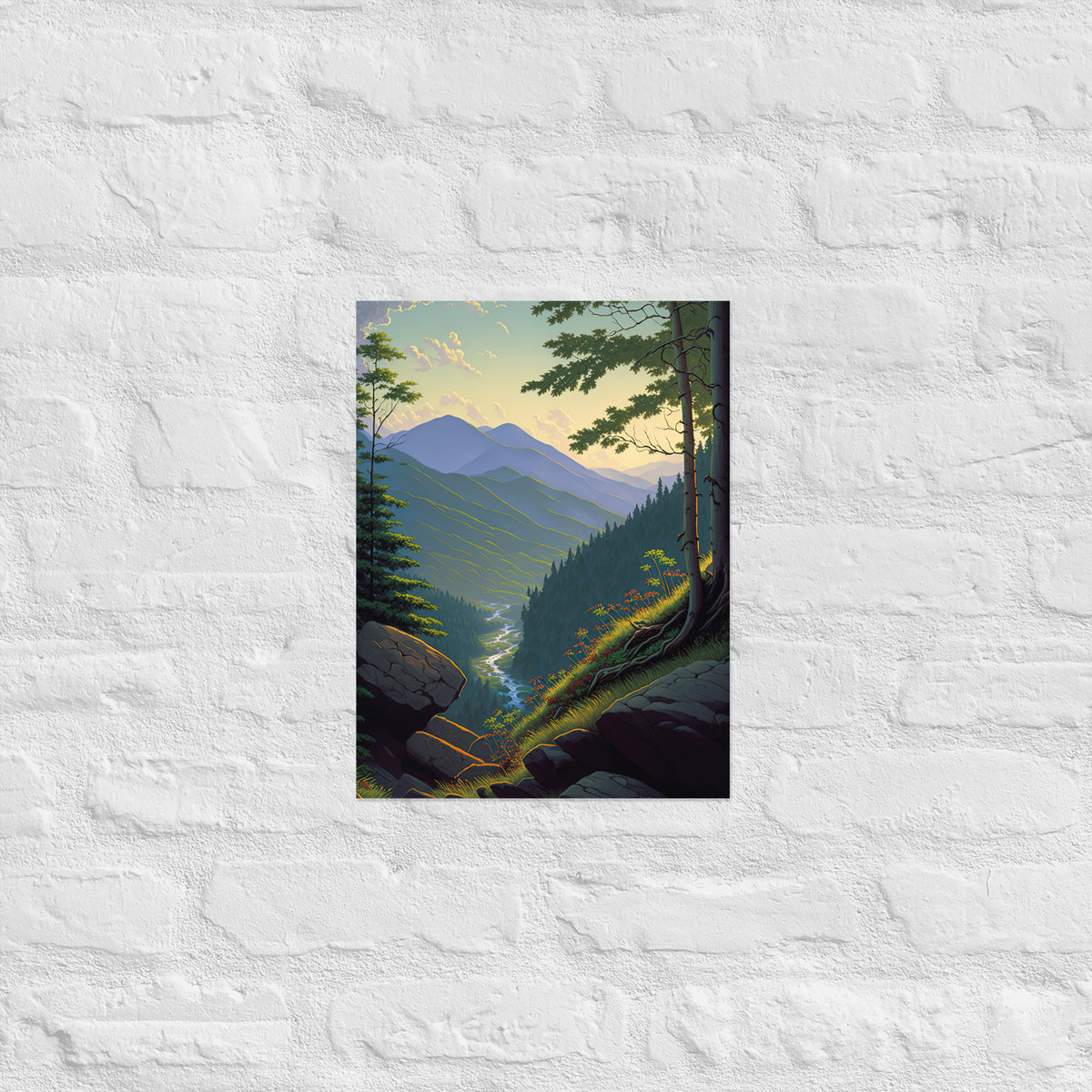 Virginia Mountain River Premium Print