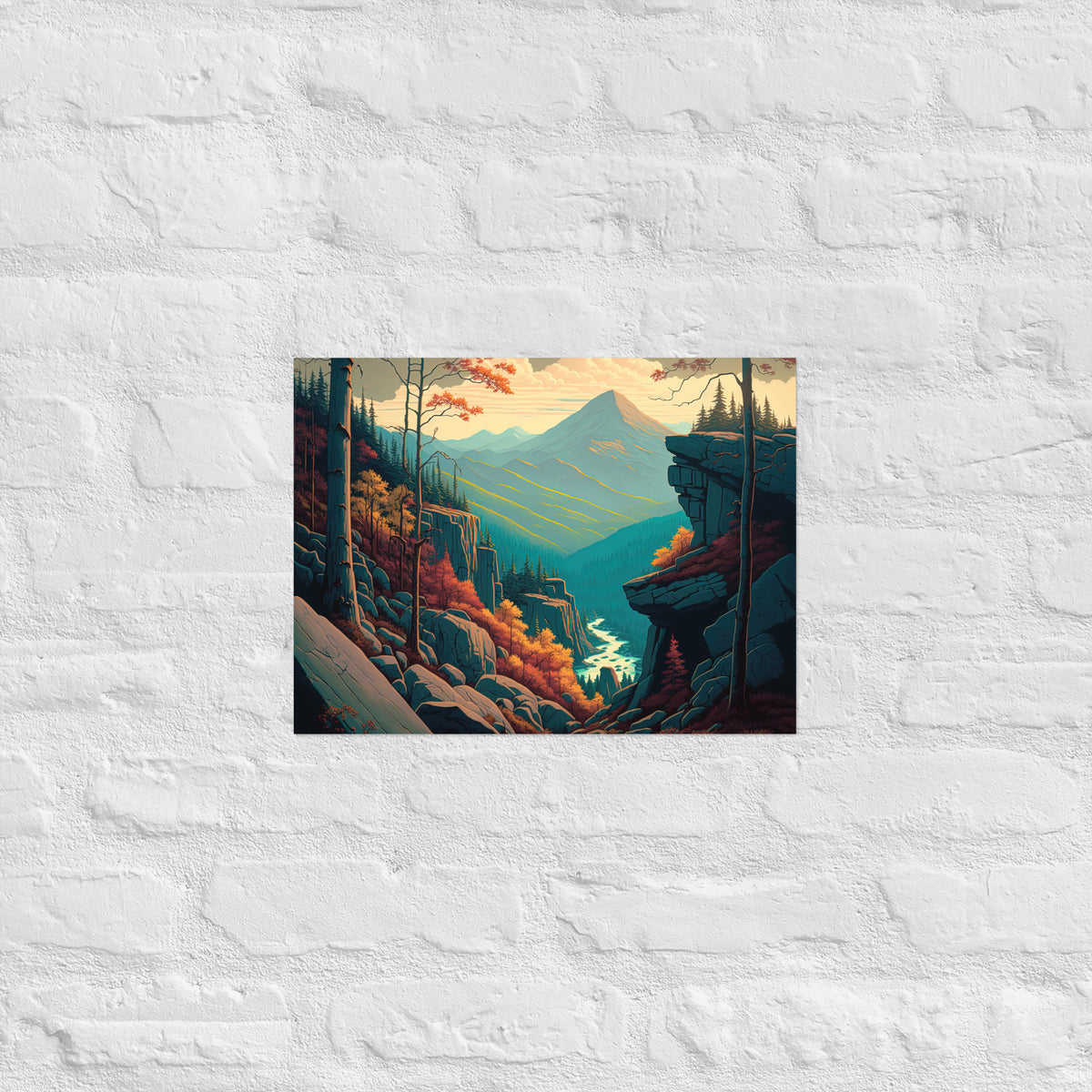 Virginia River Gorge Premium Print