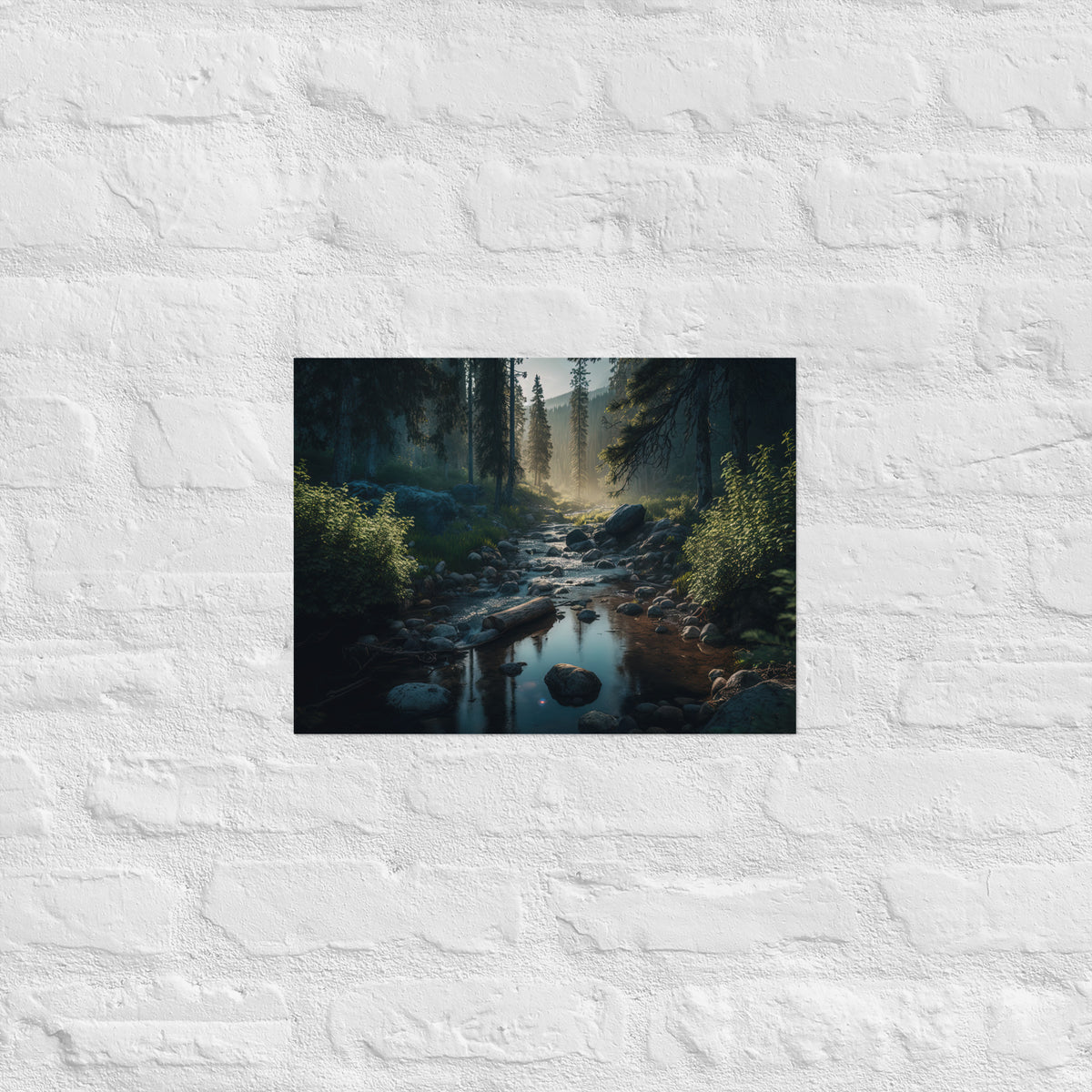 Forest Creek Premium Art Print