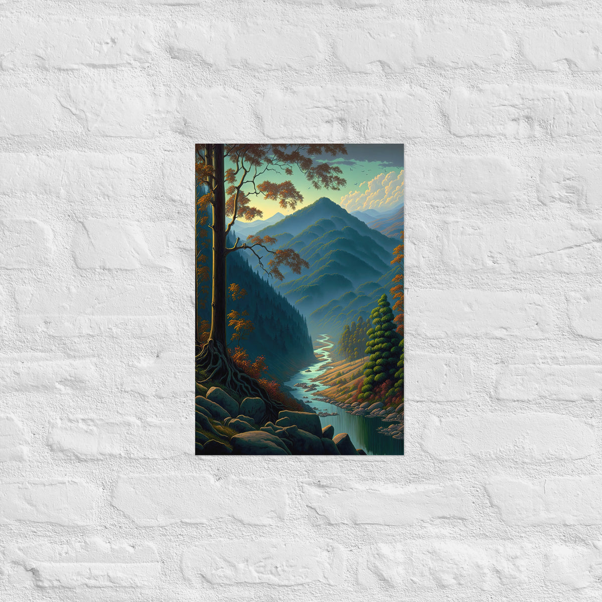 Virginia River Valley Premium Print