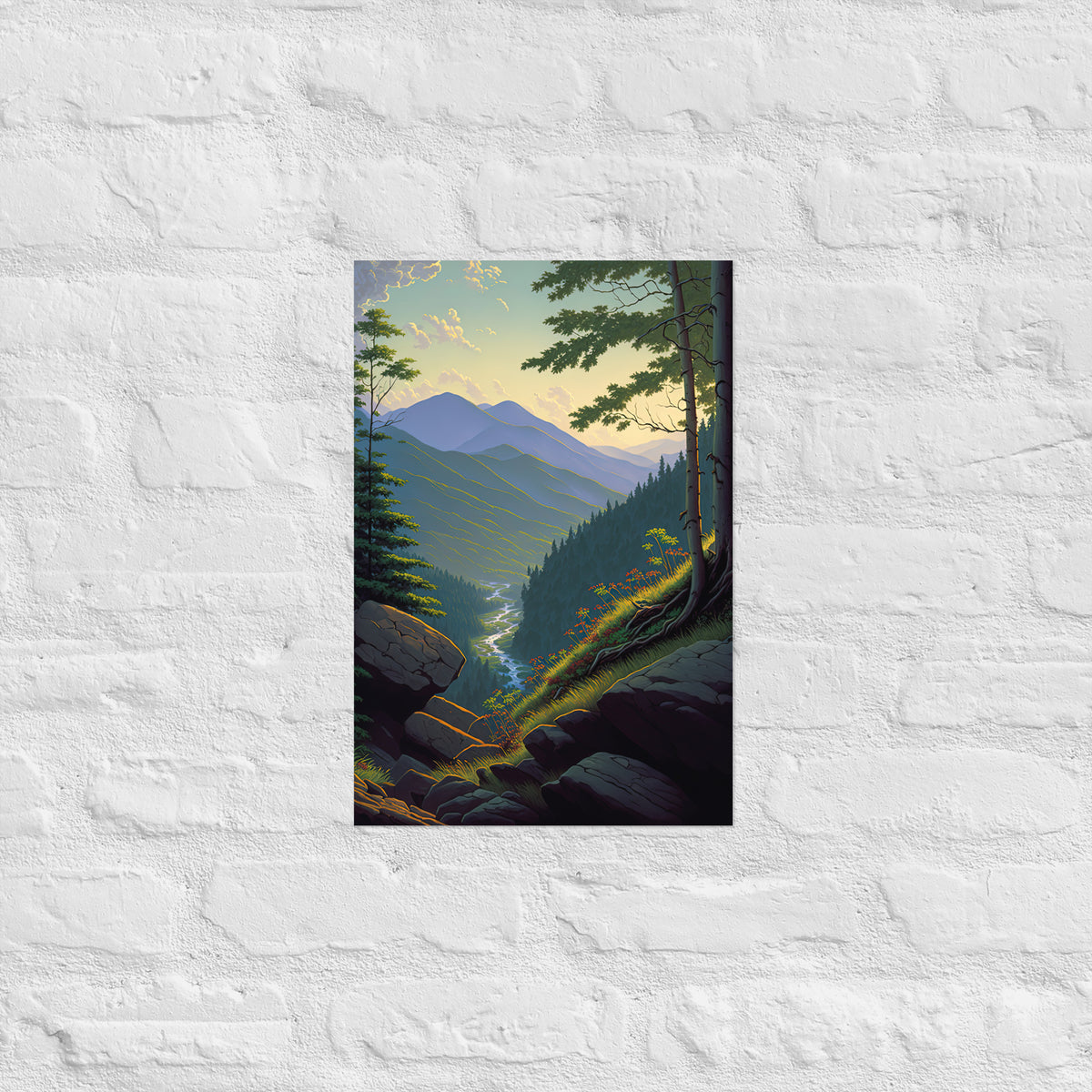 Virginia Mountain River Premium Print