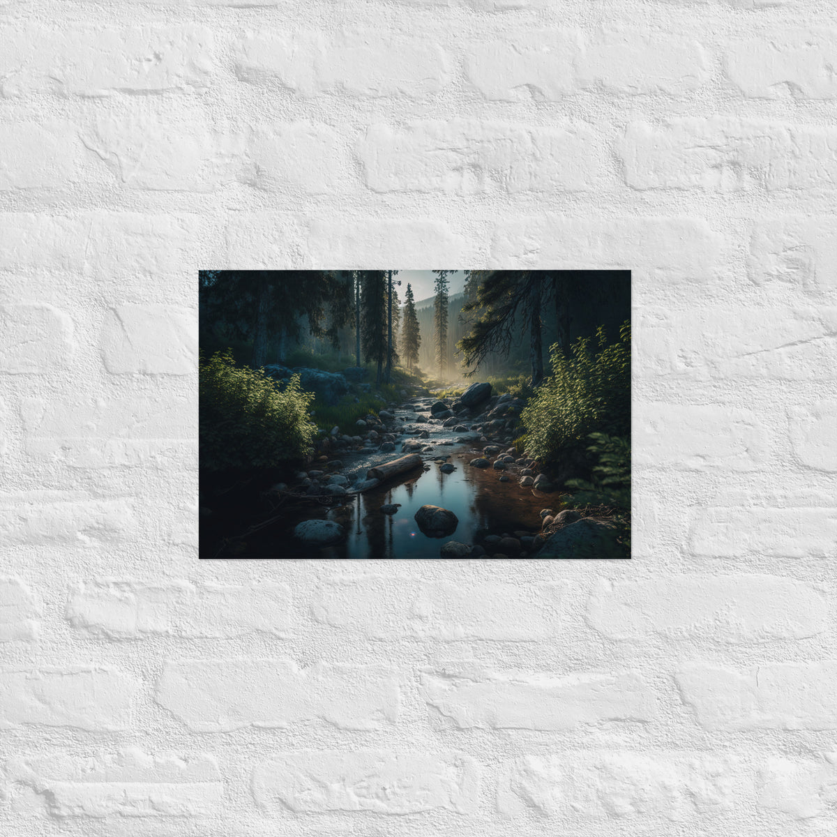 Forest Creek Premium Art Print