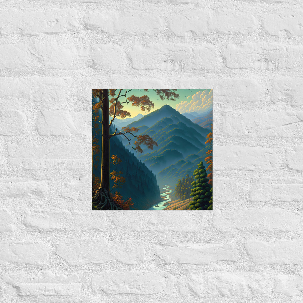 Virginia River Valley Premium Print