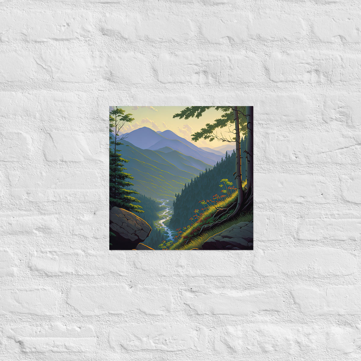 Virginia Mountain River Premium Print