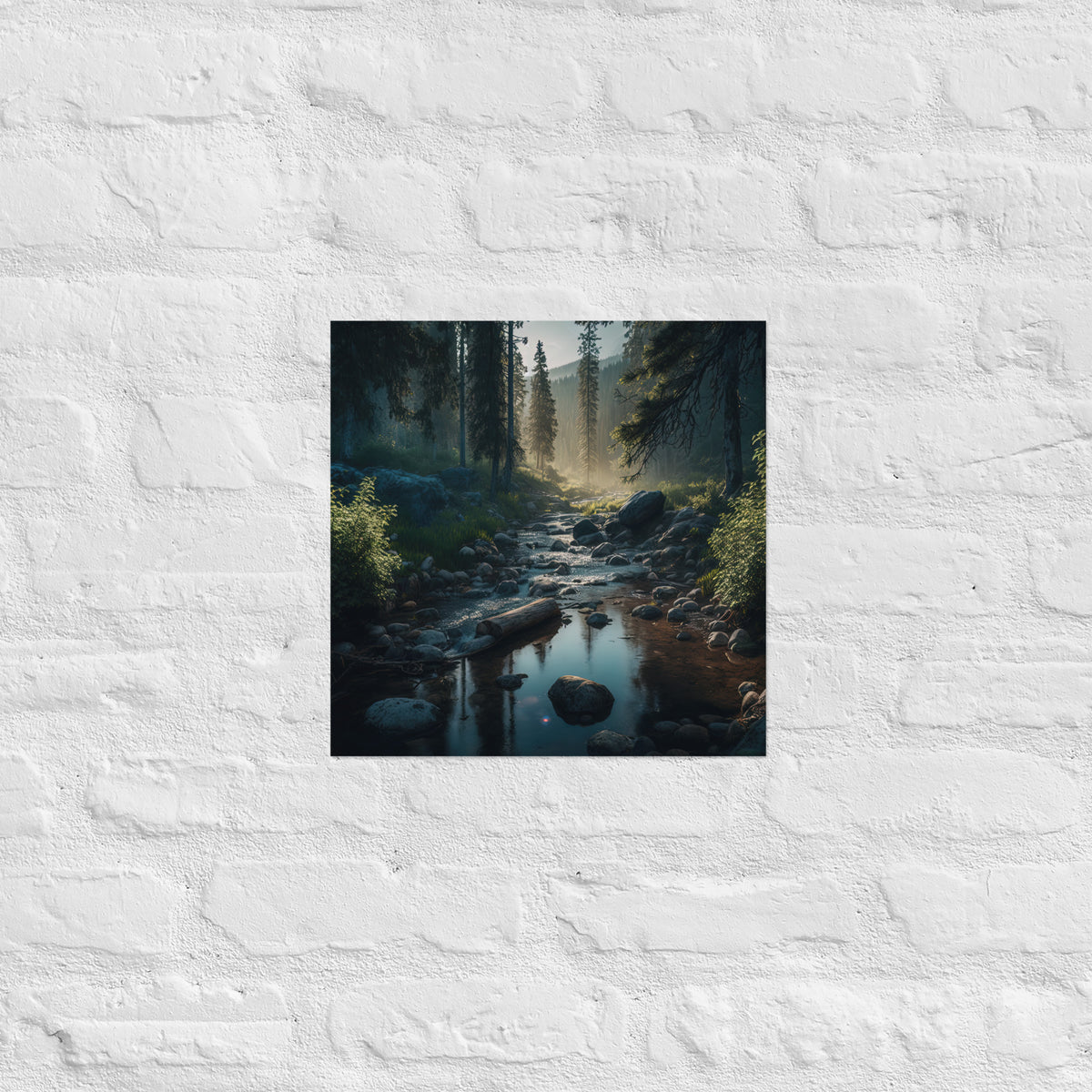 Forest Creek Premium Art Print