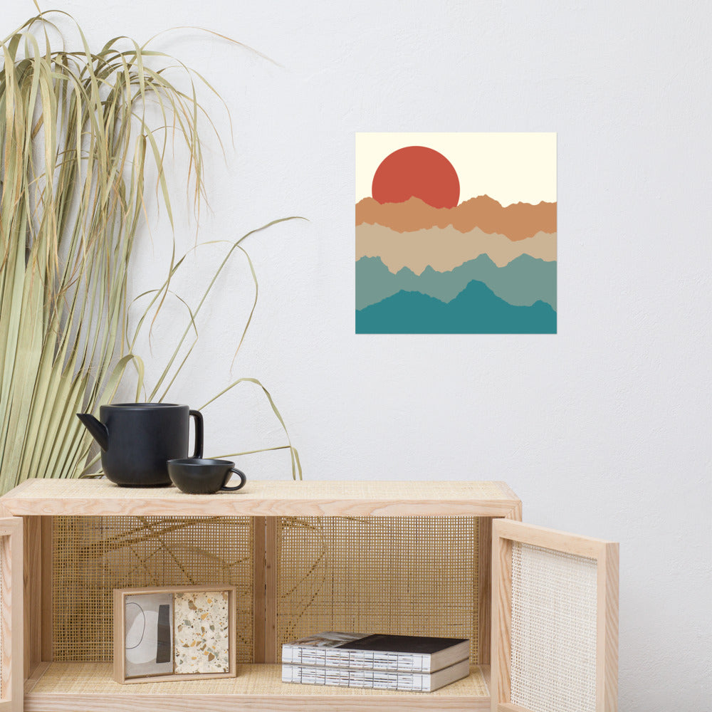 Blue Ridge Mountains Poster