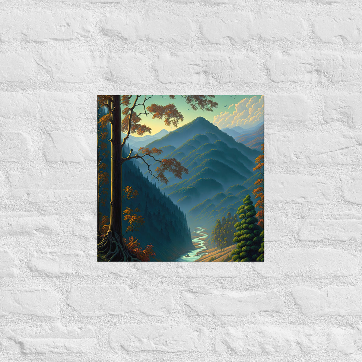 Virginia River Valley Premium Print