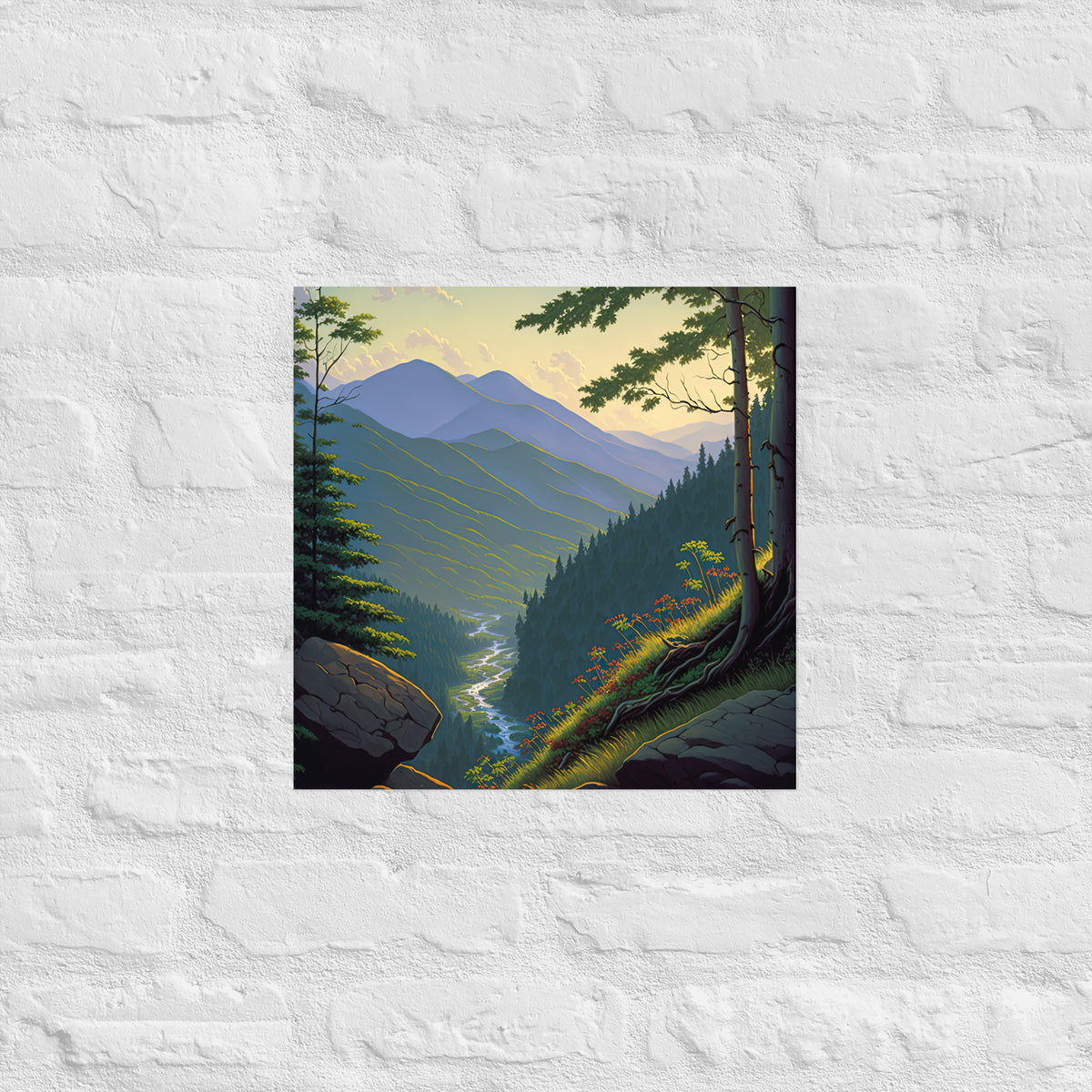 Virginia Mountain River Premium Print
