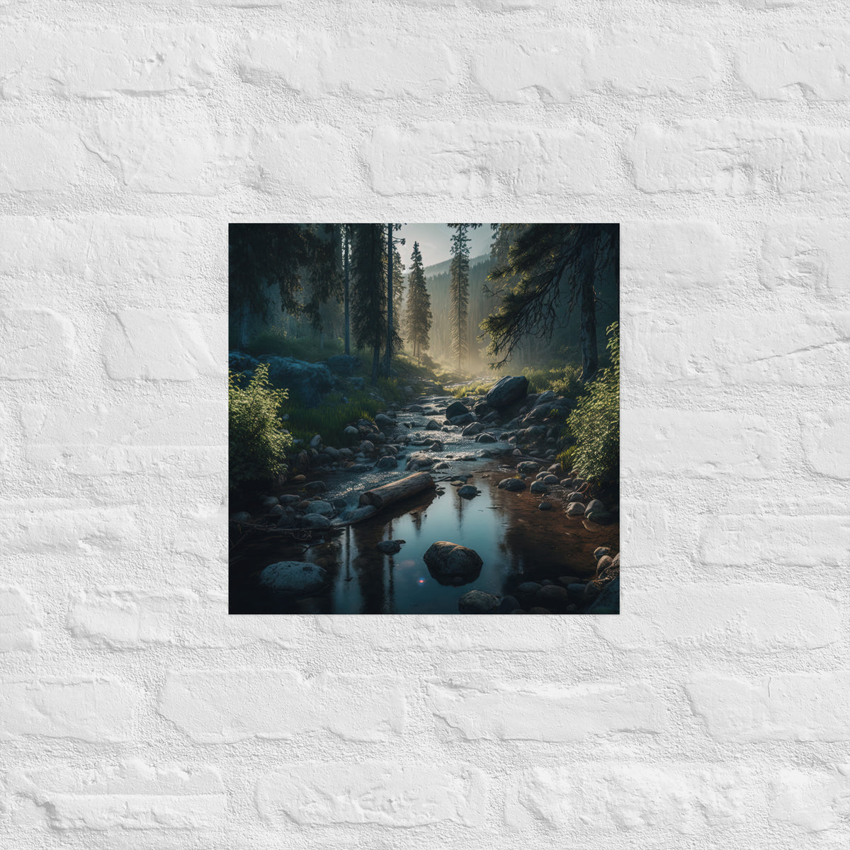 Forest Creek Premium Art Print